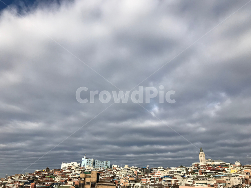weather,날씨,cumulus,적운,cloud,구름,해방촌,nature,자연,outdoors,옥외,sunset,일몰,redsky,붉은하늘,sky,하늘,황혼
