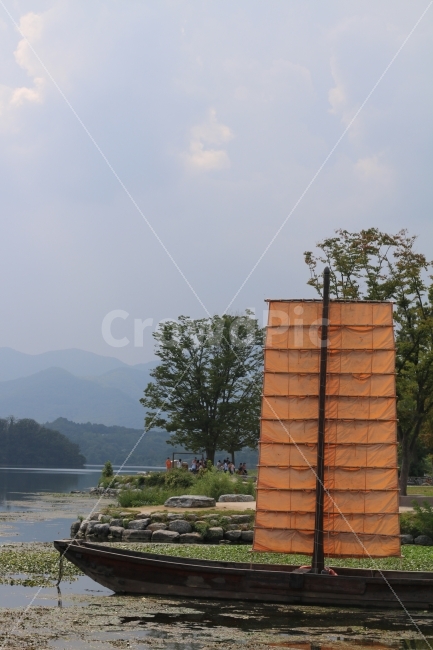 두물머리,나룻배,배,강,자연,풍경,자연,풍경,nature,landscape,한국전통,한국문화,korean traditional,korean culture