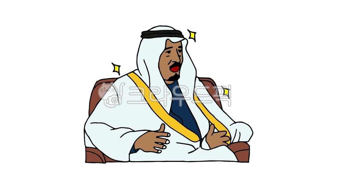 아랍인,무슬림,중동,왕,국왕,arab,king,muslim,sovereign,귀족,아랍,통치자,지도자,군주,일러스트,컬러,말리크,술탄,에미르,칼리프,기득권,왕족