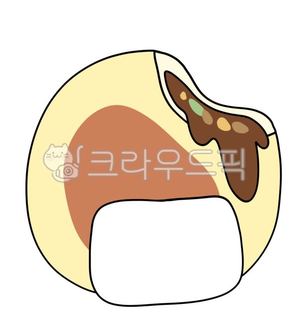 씨앗호떡,호떡,호떡일러스트,손그림,흑설탕,설탕,겨울간식,겨울,시즌,음식,디저트,길거리음식,견과류,간식,후식,요리,food,dessert,겨울일러스트,어린이집