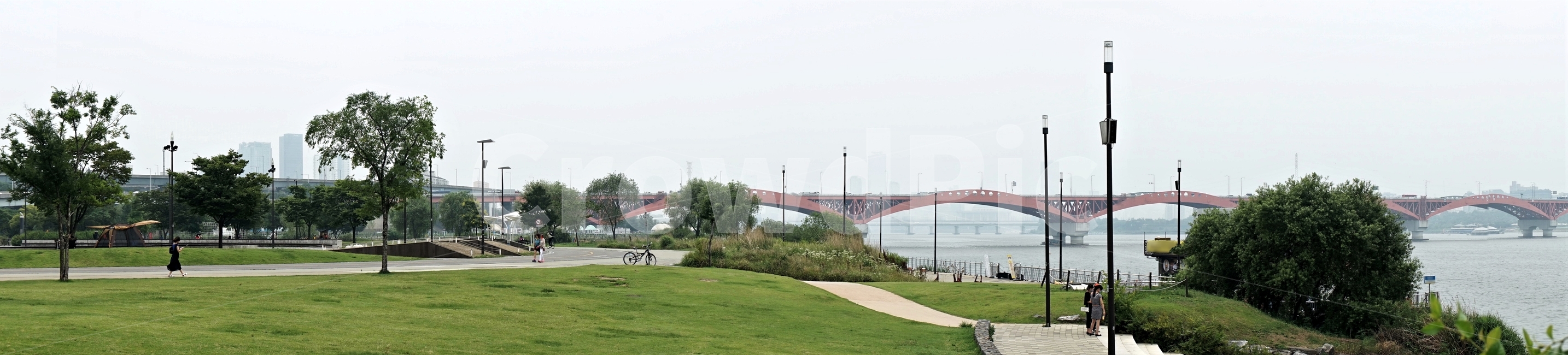 성산대교,한강변,가로등,나무,잔디,공원,강,river,park,Hanriver,trees,grass,streetlamp,파노라마사진,패닝,파노라마,와이드,풍경,landscape,panorama,도시,풍경,city,landscape,plant,식물,field,들