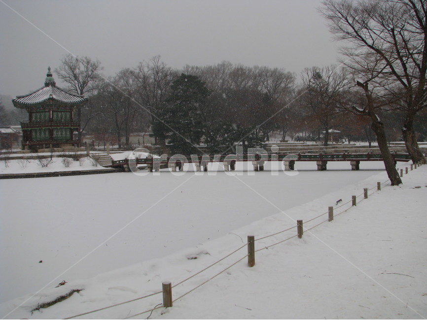 궁궐,경복궁,향원정,겨울,눈,한국,대한민국,겨울,계절,winter,season,한국전통,한국문화,korean traditional,korean culture