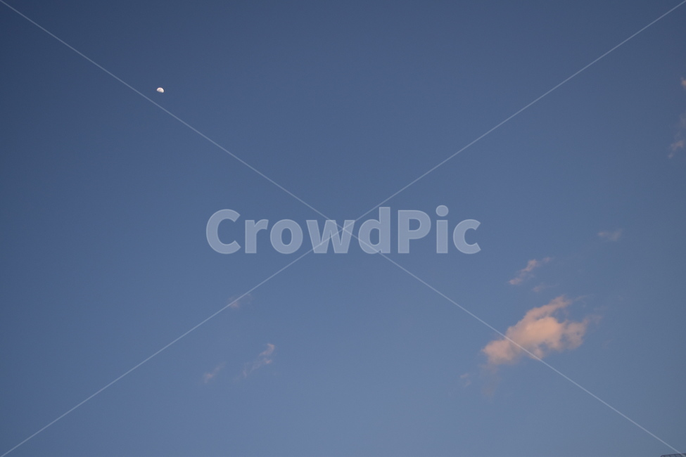 하늘,구름,달,파란색,sky,cloud,moon,blue