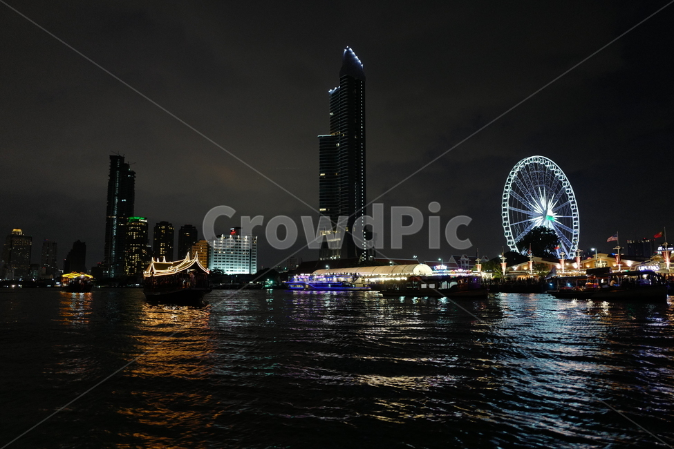방콕,아시아티크,강,배,야경,도시,풍경,city,landscape,해외,외국,세계,foreign,oversea,world,세계도시풍경,해외도시풍경,외국도시풍경,world cityscape