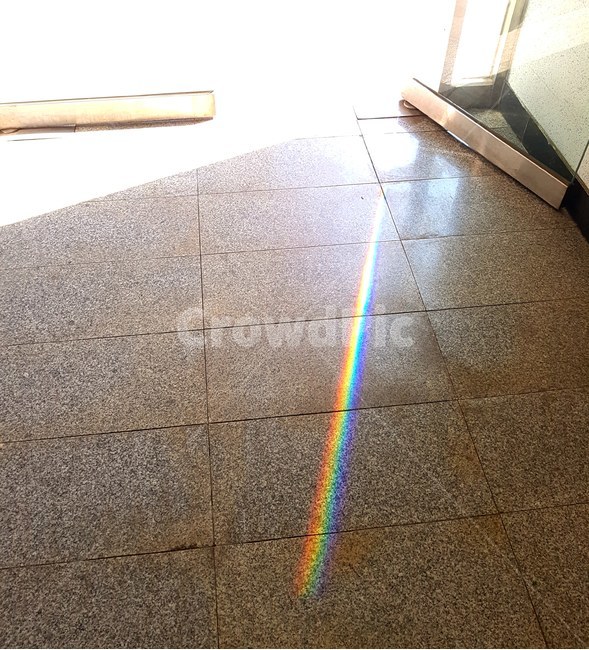 바닥,무지개,rainbow,빛,햇빛,반사,floor
