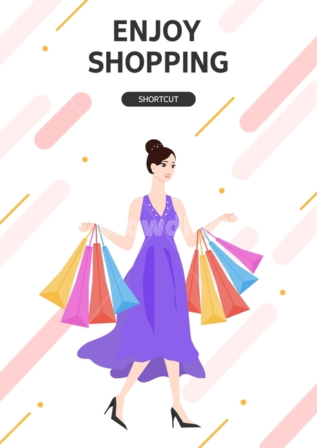 쇼핑백,여자,패턴,쇼핑,이벤트,팝업,배너,축제,행사,festival,carnival,event,쇼핑,shopping,그래픽,일러스트레이션,graphic,illustration