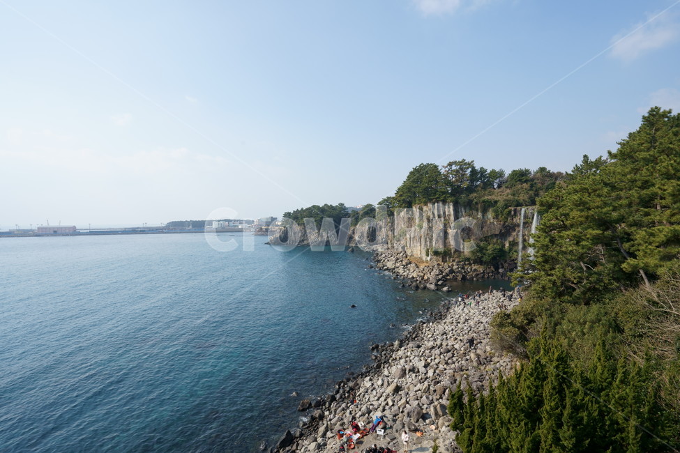 폭포,정방폭포,제주도,자연,바다,koreanature,jeju,island,coast