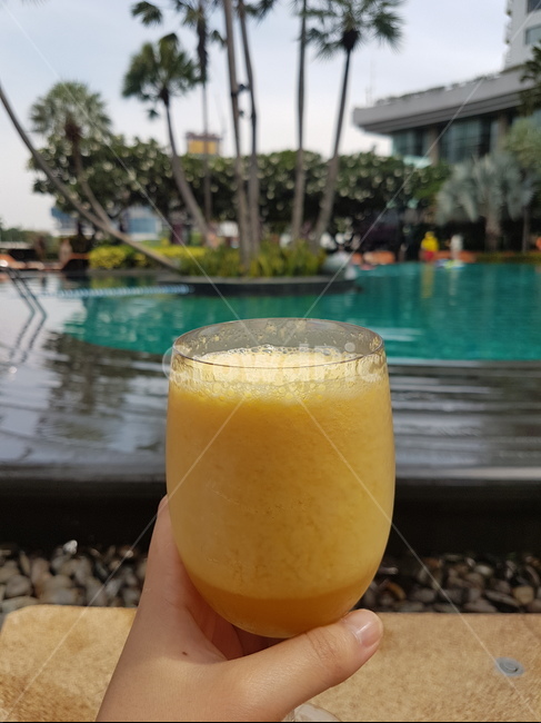 태국,호텔,수영장,망고주스,망고여름,음료수,drink,beverage