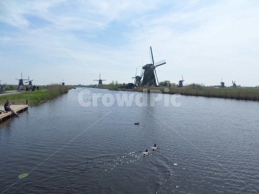 네덜란드,풍차,windmill,netherlands,dutch,강,river