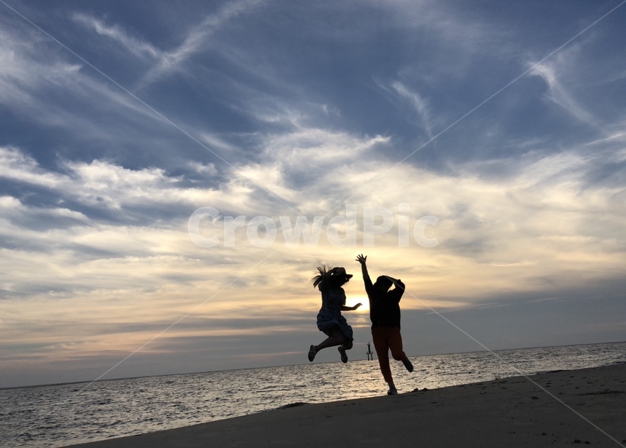 석양,바다,노을,휴가,여름,여름휴가,동남아,코타키나발루,vacation,holiday,summer,summervaction,sea,ocean,beach,sunset,sunrise,girl,점프,jump,fun