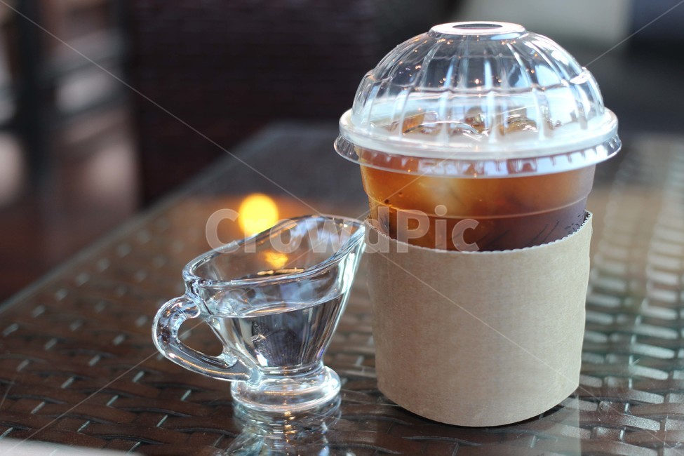 커피,커피숍,일회용컵,시럽,아이스아메리카노