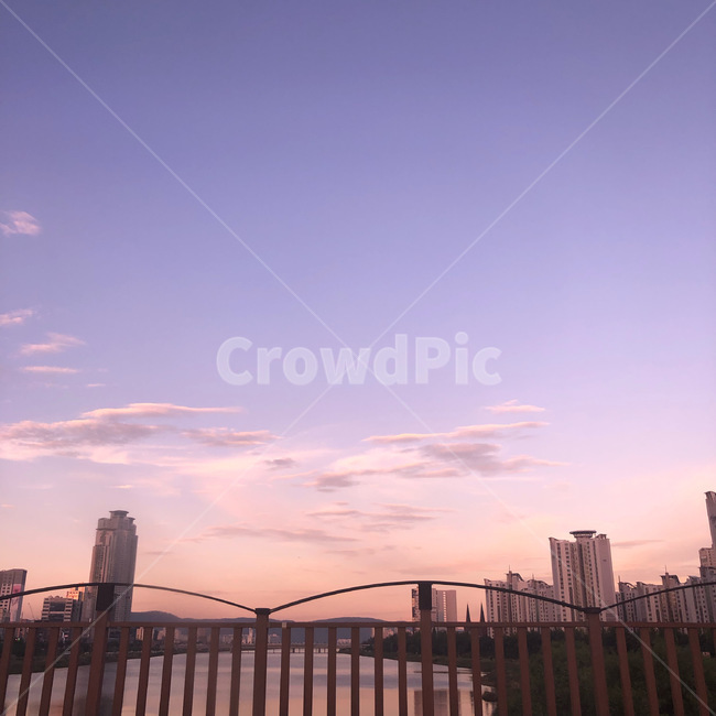 sky,purplesky,view,river,하늘,보라색하늘,풍경,강,분위기