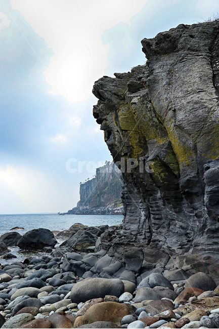 제주도,서귀포,박수기정,해안가,바다,풍경,옥외,자연,outdoors,nature