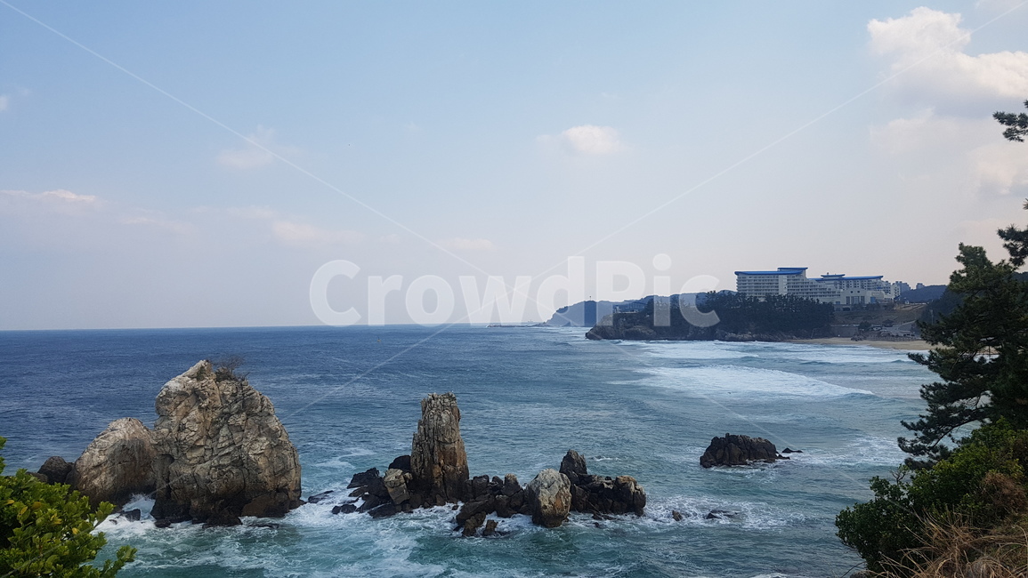 삼척바다,바다,거친바다,파란바다,푸른바다,바다와돌