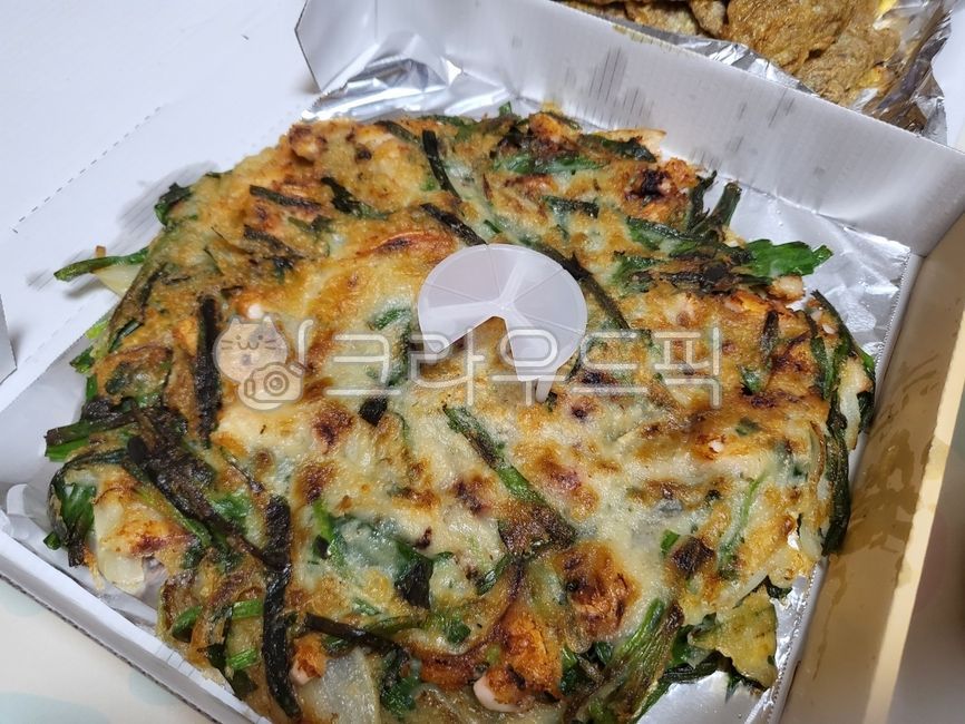 food,음식,파전,해물파전,오징어해물파전