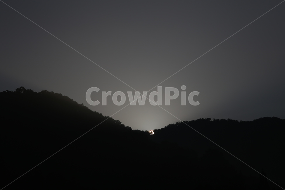 일출,자연,풍경,세량지,호수,안개
