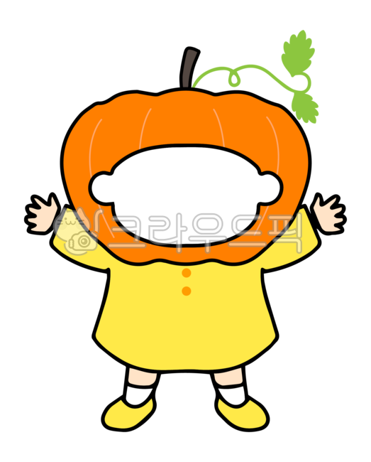 유치원,어린이집,유치원생,어린이,어린아이,아이,유아,호박,할로윈,가을,채소,얼굴합성,여아,여자,여자아이,여자어린이