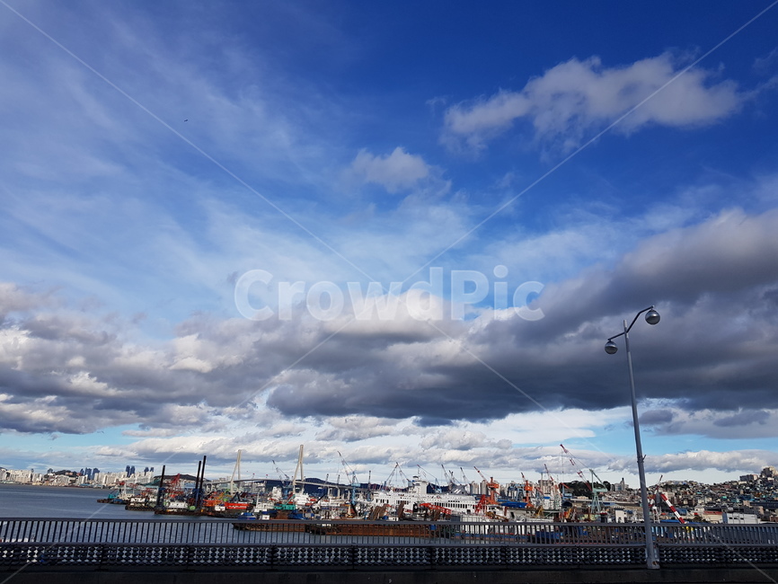 nature,자연,하늘,구름,sky,cloud,water,물,waterfront,워터프론트,dock,독,pier,교각,port,포트,산업,industry,industrial,어업,fishery,fishing industry