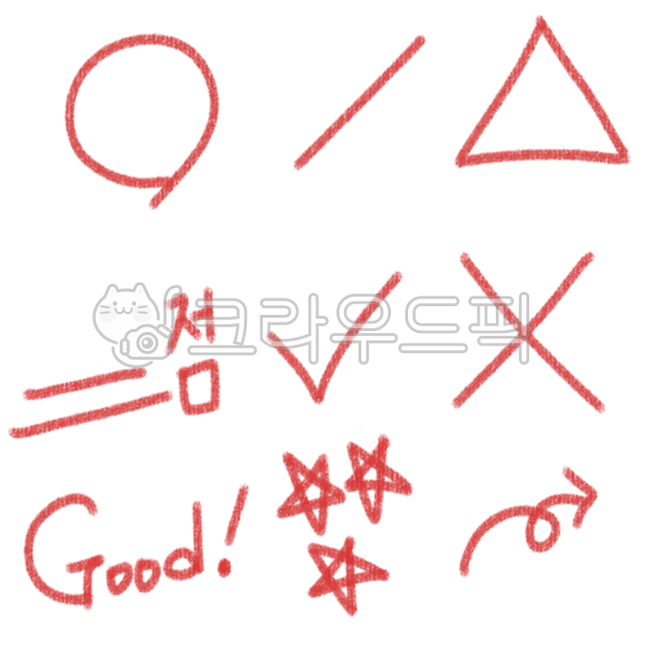 study,Important mark,education,grading,arrow,asterisk,sign,error,triangle,point,important,red pen png,red pen image,emphasis,color pencil,red pen,circle