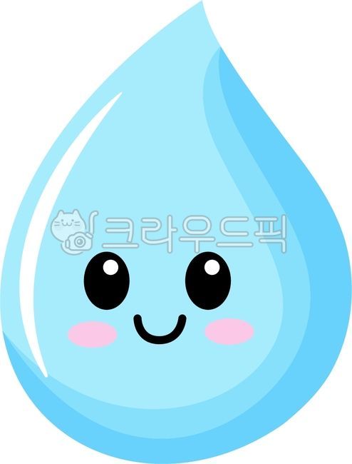물방울,물,물방울캐릭터,캐릭터,물캐릭터,비,빗방울,웃는얼굴,미소