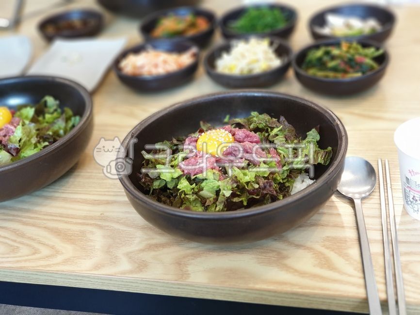 육회비빔밥,육비,육회,음식,비빔밥