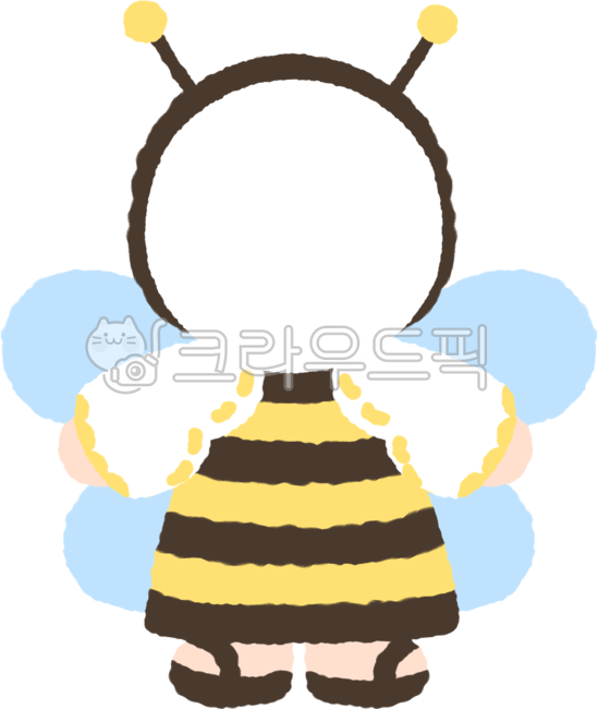 Face composite,composite design,spring,honeybee,bee,pajamas,costume,kindergarten,daycare