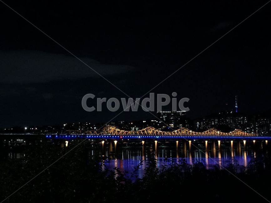 야경,한강,다리,불빛,분위기,야경,밤,풍경,nightscape,night,landscape,water,물,waterfront,워터 프론트,port,포트,pier,교각