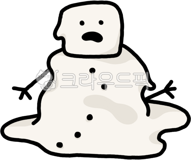 눈사람,snowman,겨울,녹은눈사람,눈사람일러스트,눈사람캐릭터,눈,계절,녹은,melt