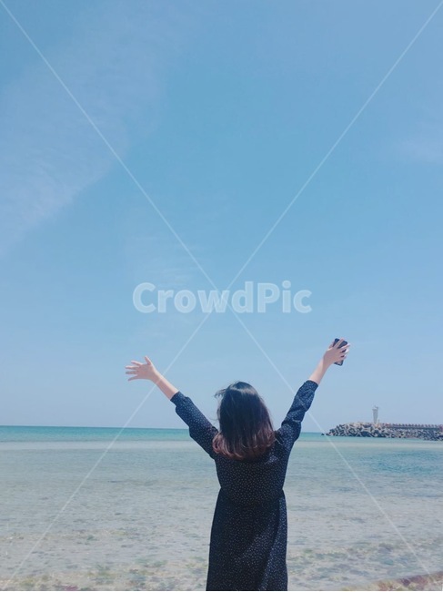 바다,여행,즐거움,하늘,감성,푸른하늘,데이트