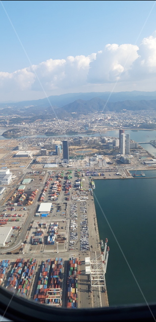 풍경,배경,비행기,도시,바다