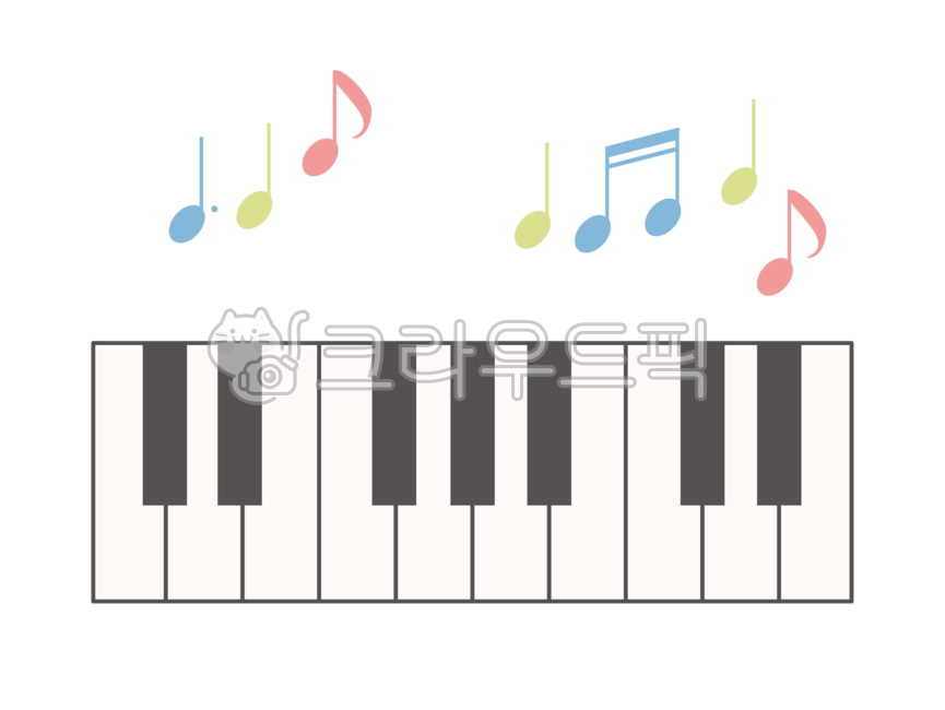 피아노,피아노건반,악기,음표,연주,음악,피아노연주,피아노건반일러스트