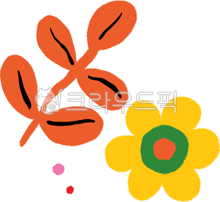 꽃,식물,flower,플로랄디자인,일러스트,illust,illustration,손그림,스티커,다이어리꾸미기,다꾸,누끼