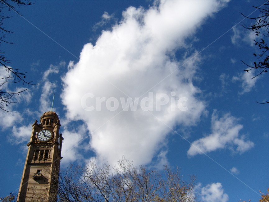 호주,시드니,풍경,시계탑,구름,건축물,건물,clocktower,탑,tower,architecture,하늘,유럽하늘,유럽시계탑