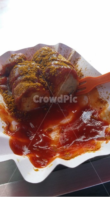 food,식품,소세지,독일음식,커리부어스트,currywurst,음식,sausage,길거리음식,간식,streetfood