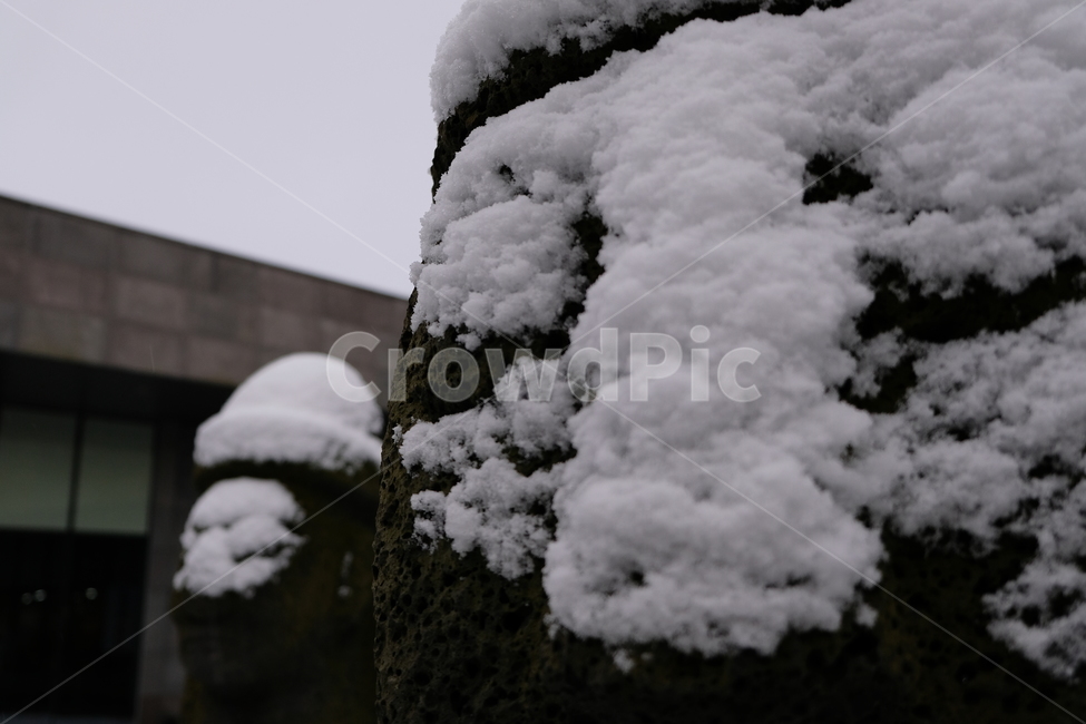 자연,옥외,ice,outdoors,nature,빙,눈,돌하르방,겨울,계절,winter,season