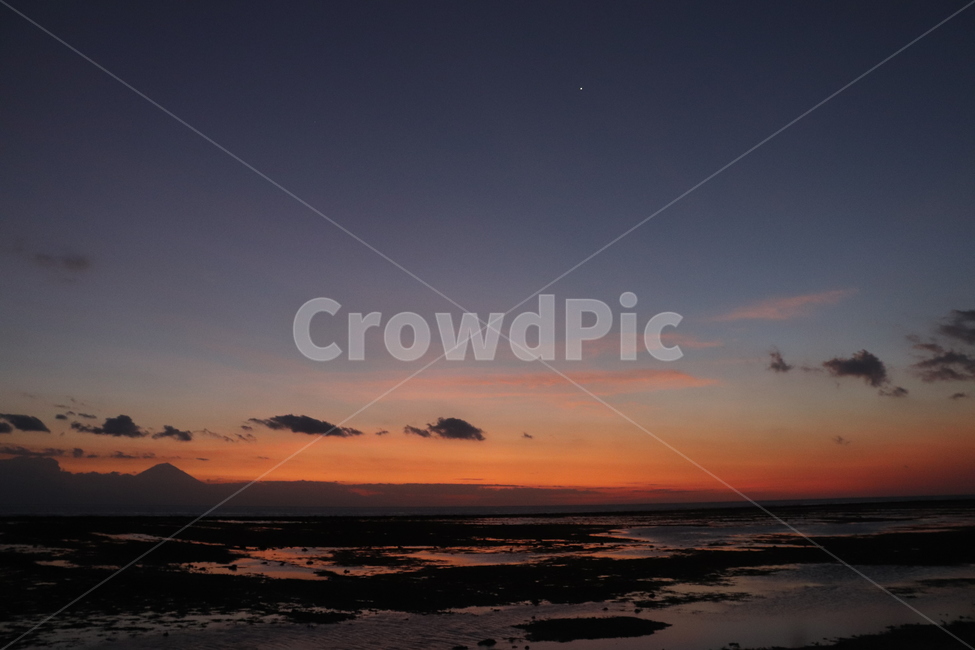 노을,해변,발리,바다,저녁노을,ocean,동남아,붉은하늘,sunset,여름,summer,구름,순간,감동,사람들,여가