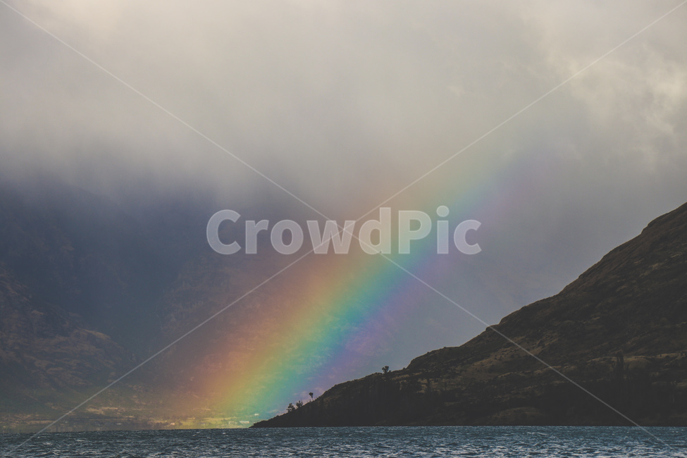 무지개,뉴질랜드,호수,산,자연,흐림,rainbow,lake,newzealand,southisland,남섬,자연,풍경,nature,landscape,해외,외국,세계,foreign,oversea,world,세계자연풍경,해외자연풍경,외국자연풍경,world nature landscape,색깔,색상,색채,색감,color sense,color sensitivity,feeling of color,outdoors,옥외