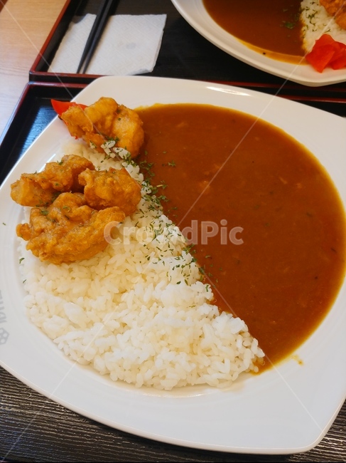 일본카레,카레,일본식카레,가라아게카레,카레라이스,음식