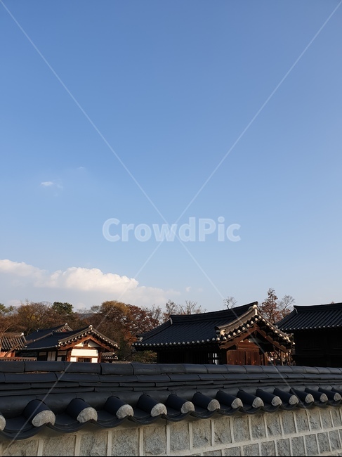 한국,전통,한옥,전주,한옥마을,전주한옥마을,지붕,담,하늘,배경,korea,tradition,traditional,jeonju,structure,background,한국전통,한국문화,korean traditional,korean culture,건축물,건물외관,exterior,building,structure,architecture,construction