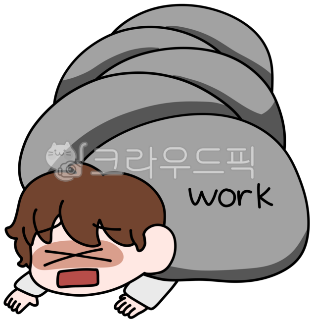 cute,cuteness,adorable,drawing,illustration,tired,fatigue,exhaustion,fatigue,instructions,work,tired office worker,office worker
