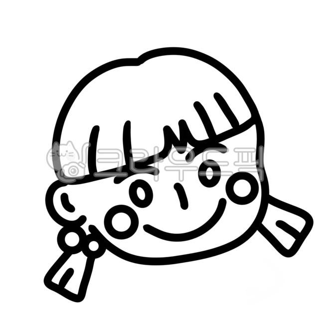 여자아이캐릭터,스티커도안,도안,어린아이,색칠공부,스티커,색칠공부도안,얼굴