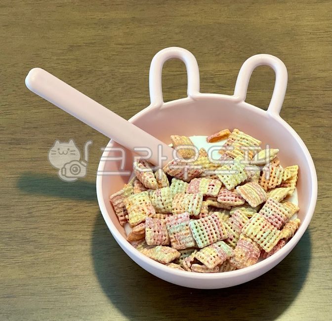 시리얼그릇,food,음식,시리얼,아이간식