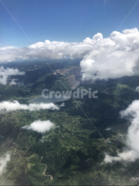 하늘,구름,햇빛,비행기,하늘위,sky,cloud,sunshine,자연,풍경,nature,landscape,outdoors,옥외,경치,scenery,aerial view,조감도