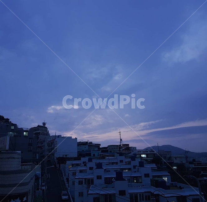 하늘,야경,밤,밤하늘,건물뷰,옥상뷰