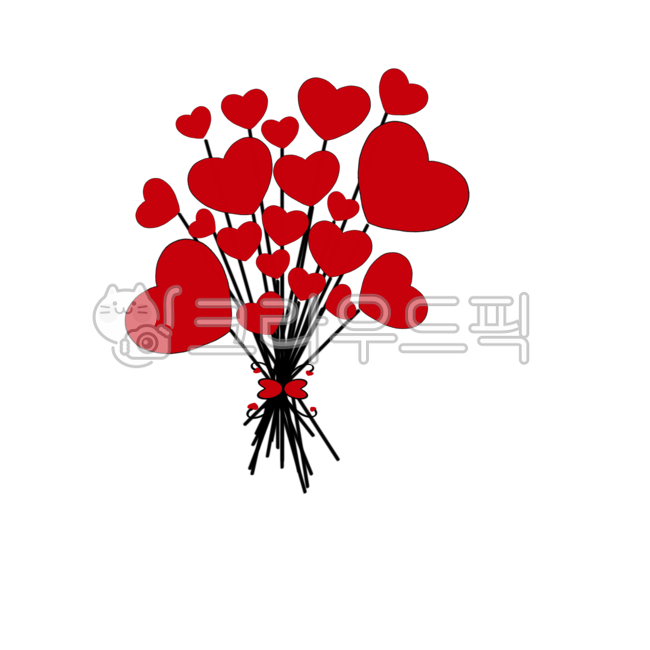 하트, 사랑, 발렌타인데이, 하트패턴, 하트일러스트, 사진,이미지,일러스트,캘리그라피 - JHSARAH작가