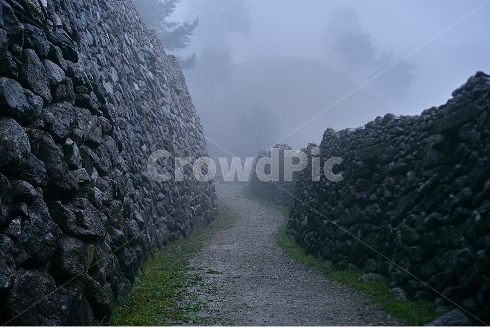 돌담,돌,안개,새벽,음산,풍경,길,자연,nature,도로,road,자갈,gravel,흙길,dirtroad,골목길,alley,비,비오는날,rain,rainy,dirt road