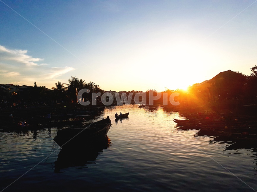 다낭,빛,light,자연,햇빛,redsky,붉은하늘,sky,황혼,일몰,sunset,호이안,구시가지,hoian,sunlight,투본강,강변,해질녘