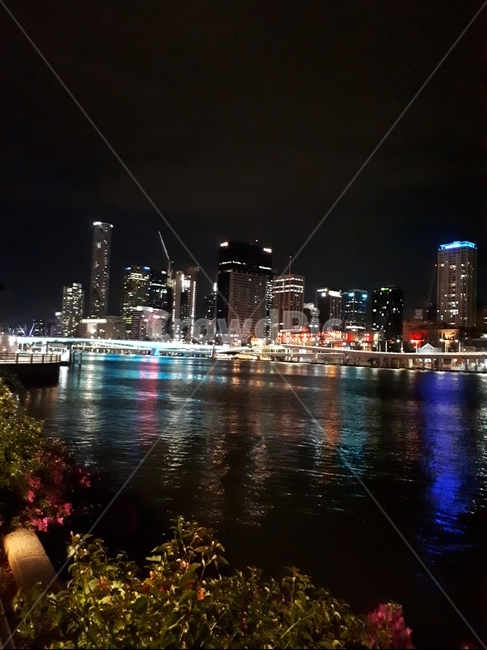 호주,야경,southbankparklands,streetsbeach,공원,강,아름다운,예쁜