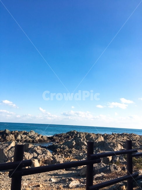 맑은하늘,바닷가,배경사진,바다배경,하늘사진,구름,바다,자연,풍경,nature,landscape,outdoors,옥외