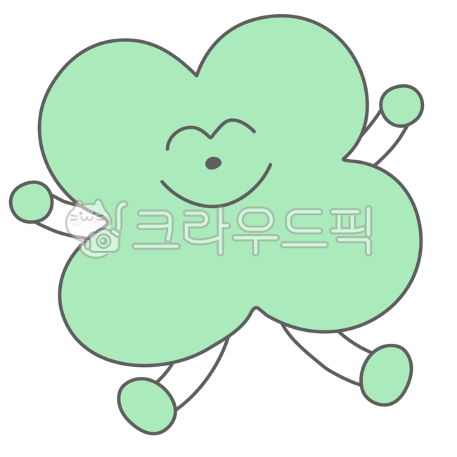 귀여운,아이콘,캐릭터,네잎클로버,이모티콘,그린,character,emoticon,clover